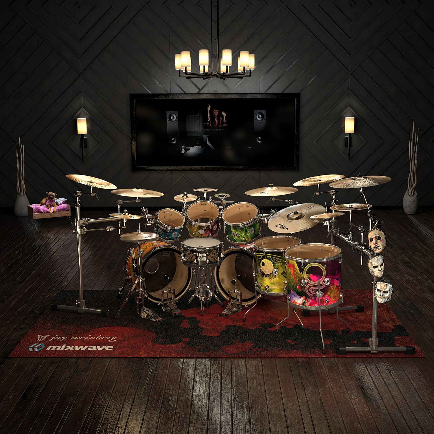 RDC Design Group 3D Lifestyle Render MixWave Slipknot Jay Weinberg-min