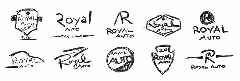 RDC Design Group - Branding - Logo Design - Step 1 - Sketch