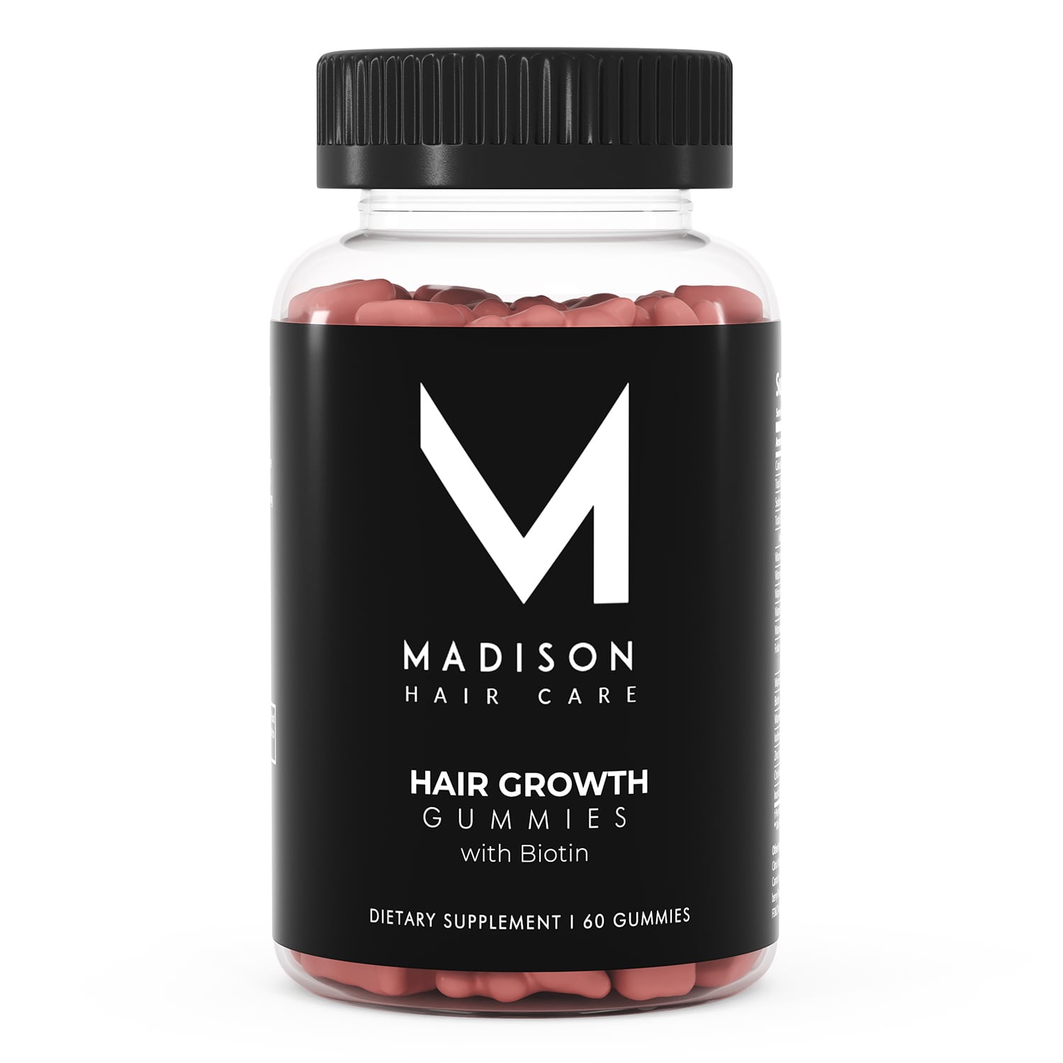 RDC Design Group 3D Package Render Madison Hair Care Gummies View 1-min