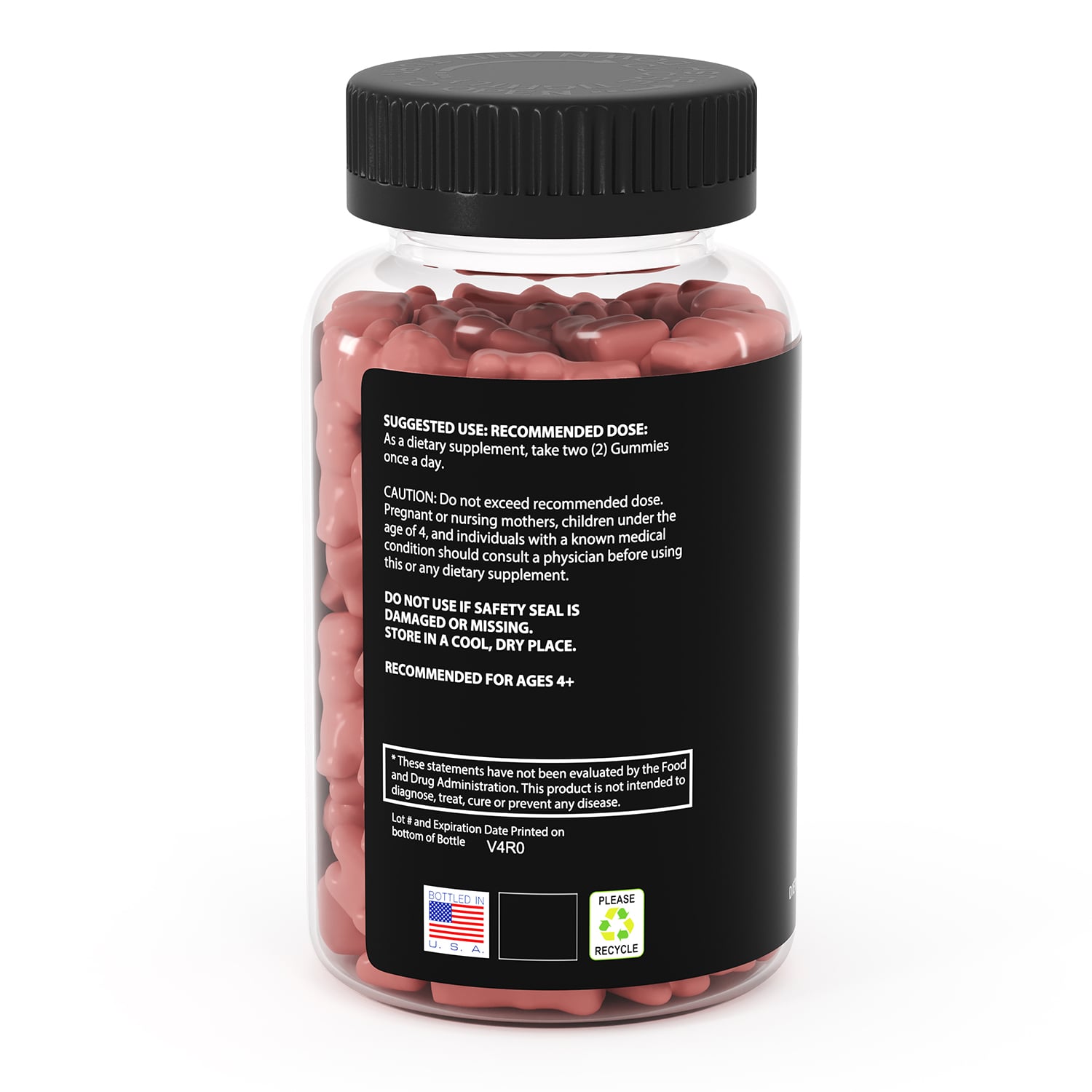 RDC Design Group 3D Package Render Madison Hair Care Gummies View 4-min