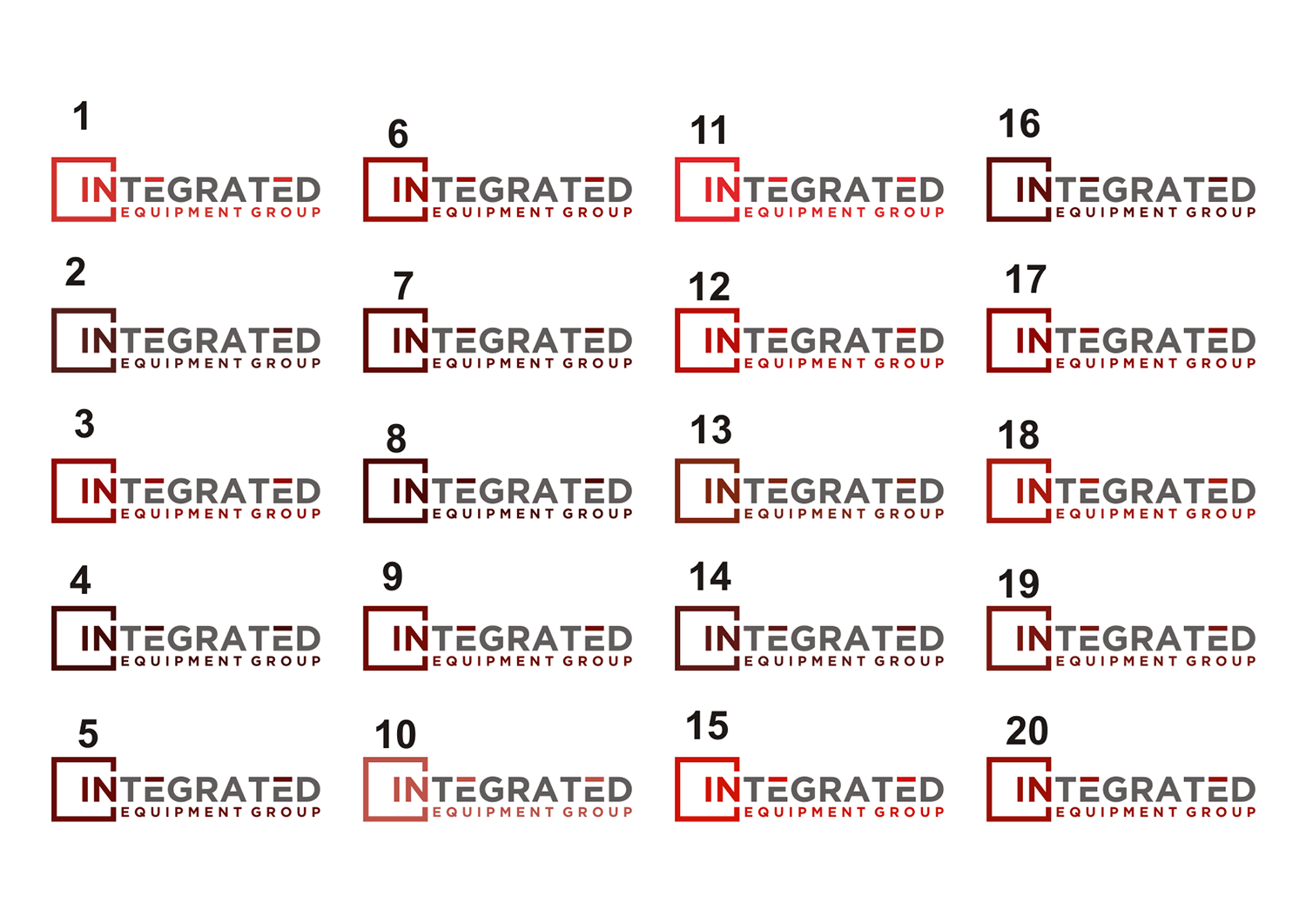 Integrated Equipment Group-Red-Variations