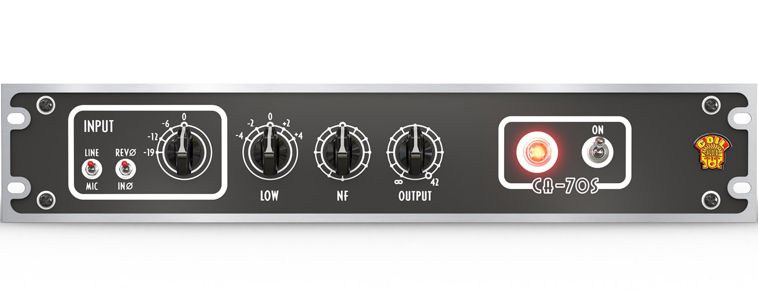 rdc design group 3D product rendering for MixWave user interface of coil audio CA-70S - on state
