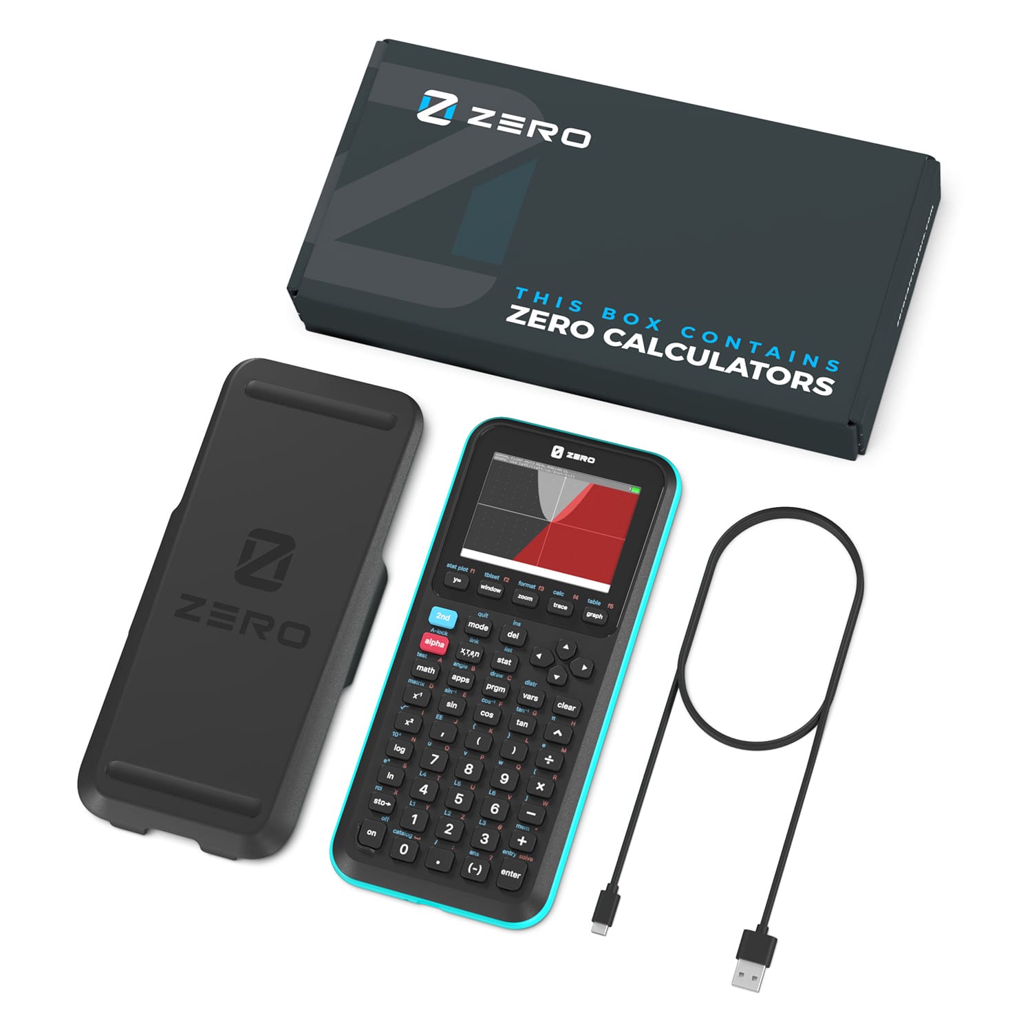 rdc design group 3d product rendering zero calculators with all contents