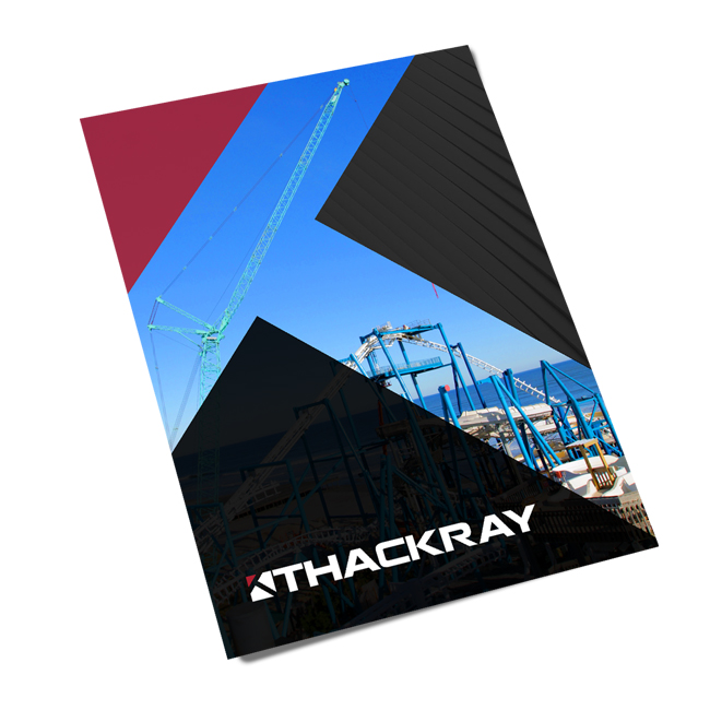rdc design group - thackray crane brochure - graphic design - overview