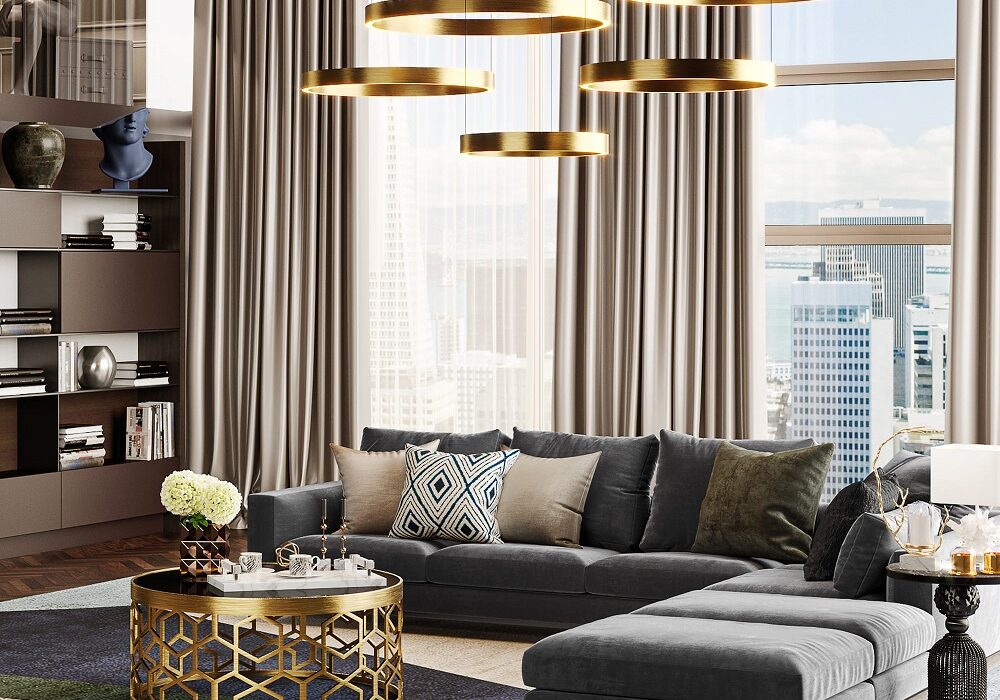 RDC Design Group - 3D Rendering - Living Room