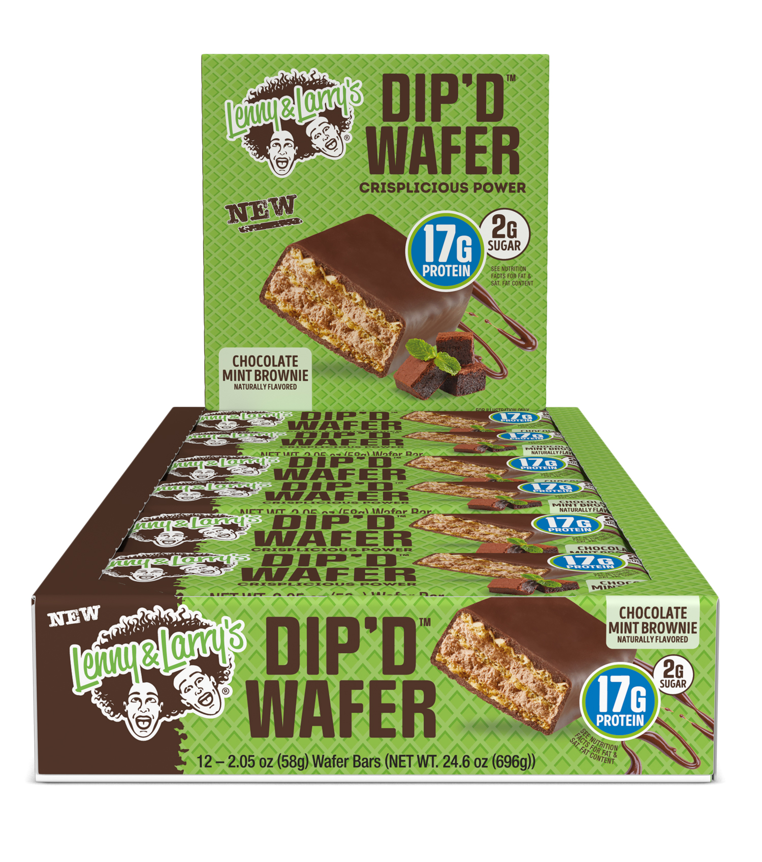 RDC Design Group – 3D Product Rendering – Food and Beverage – Lenny and Larrys Dip’d Wafer Caddie Front View