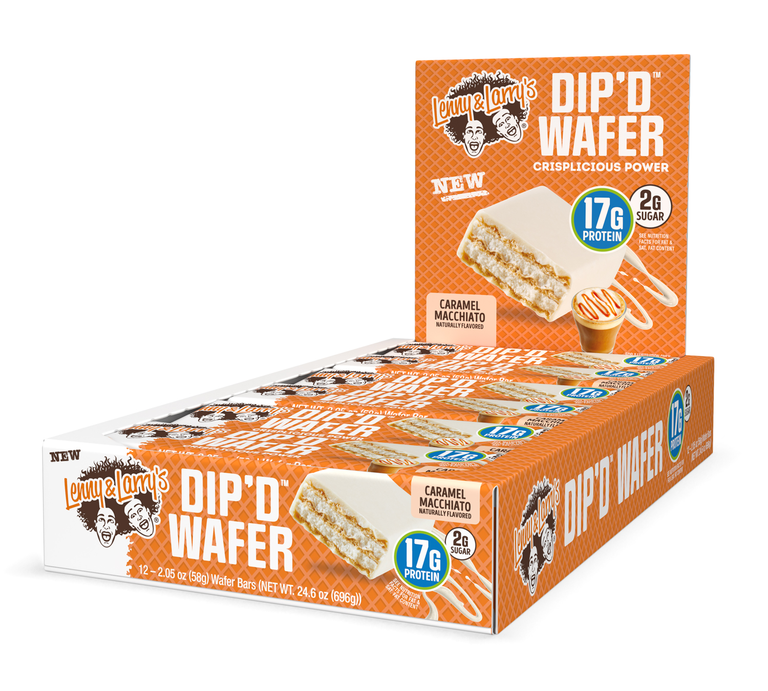 RDC Design Group – 3D Product Rendering – Food and Beverage – Lenny and Larrys Dip’d Wafer Caddie Right View