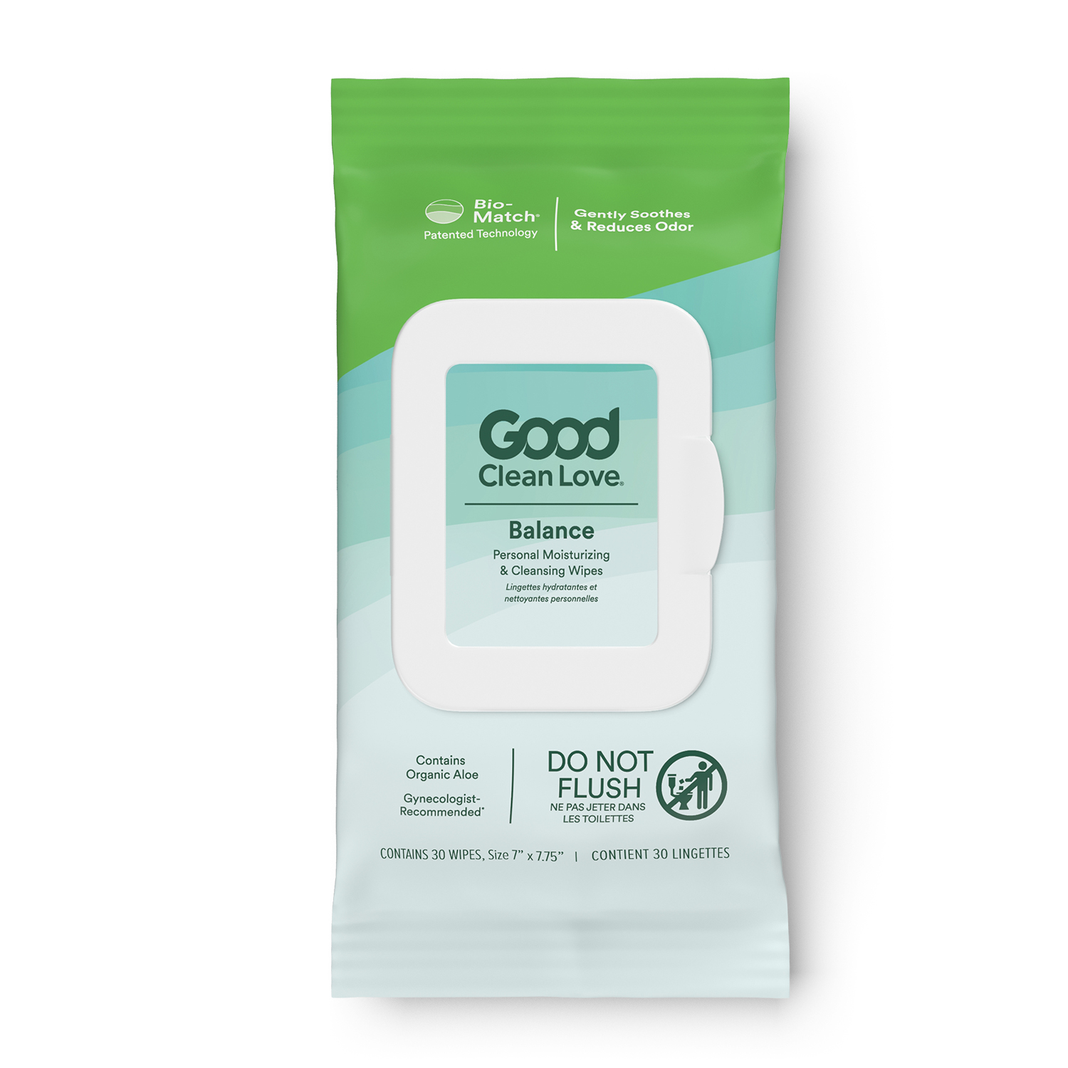 RDC Design Group 3D Product Rendering Good Clean Love Balance 30ct Wipe Package