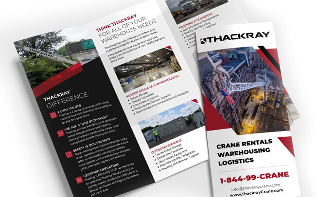 RDC Design Group - Graphic Design - Thackray Crane - 2025 Trifold Brochure Design - Overview Image