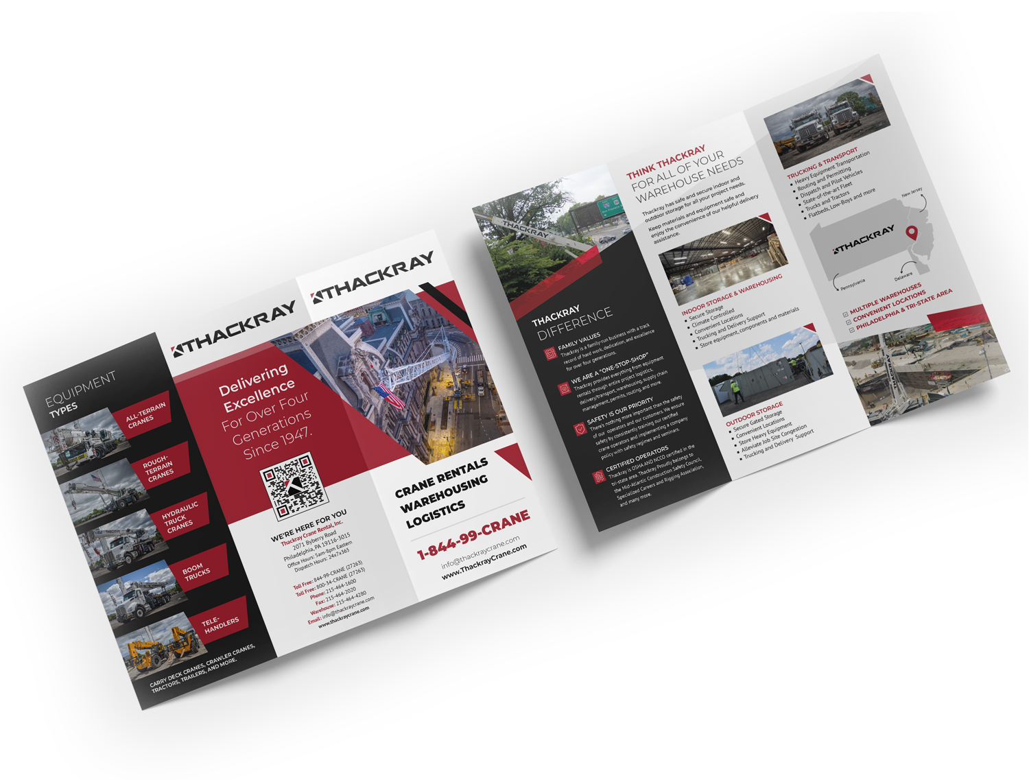 RDC Design Group - Graphic Design - Thackray Crane - 2025 Trifold Brochure Design