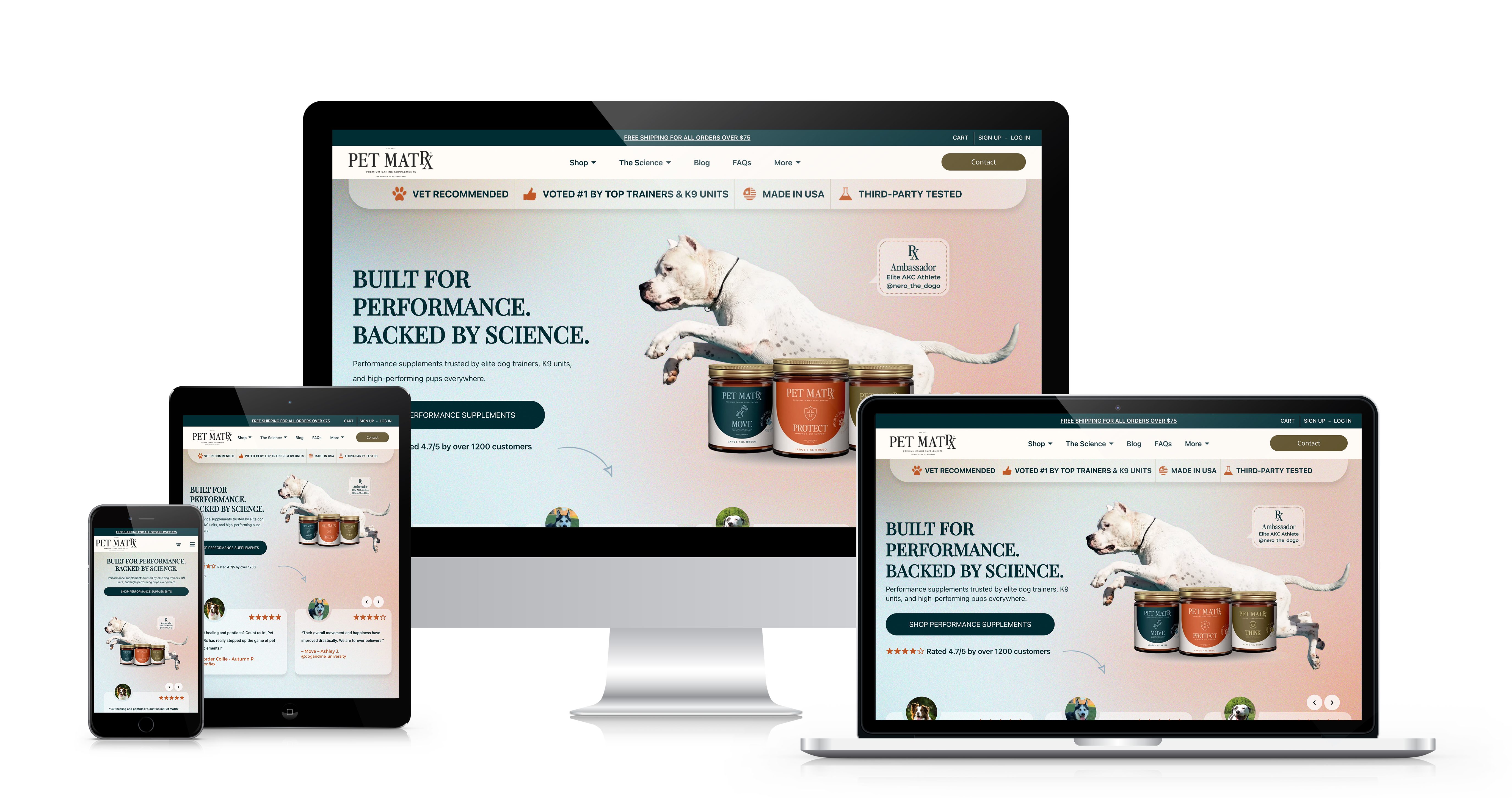 RDC Design Group Web Design Web Development – Pet MatRx