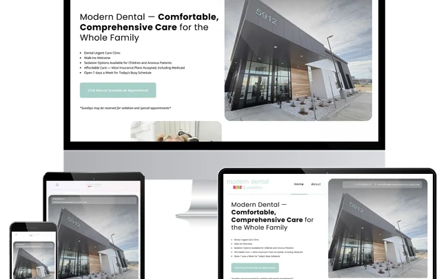 RDC Design Group – Web Design and Development – Dental Website Overview