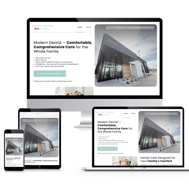 RDC Design Group – Web Design and Development – Dental Website Overview