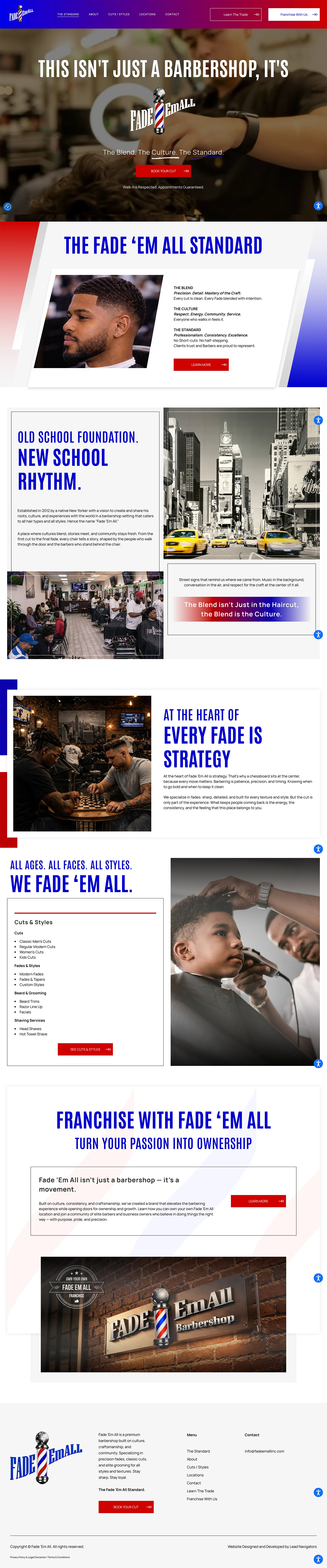 RDC Design Group – Website Design and Development – Barbershop