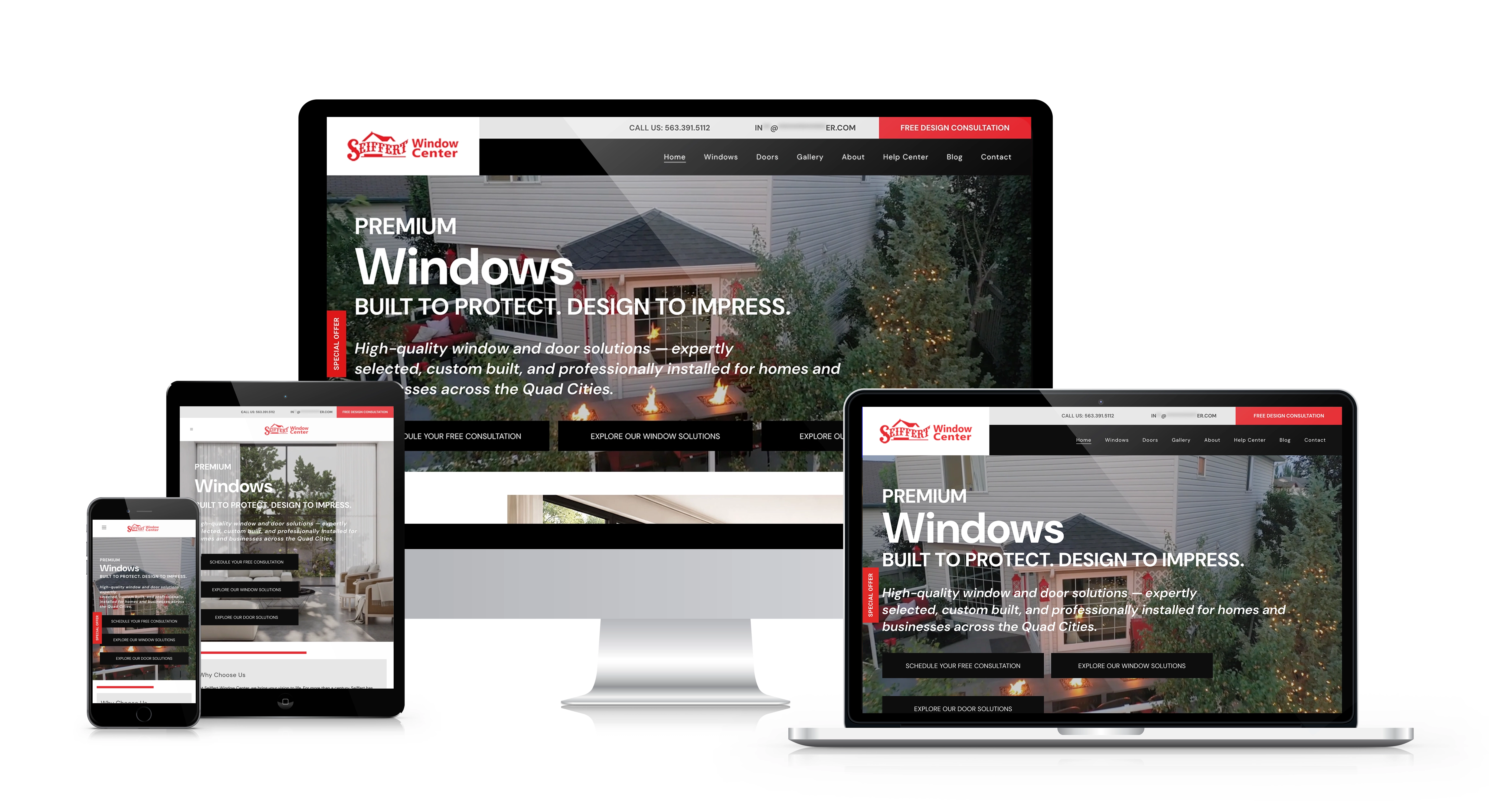 RDC Design Group Website Design Website Developmenet Windows and Doors Website – Responsive Layout