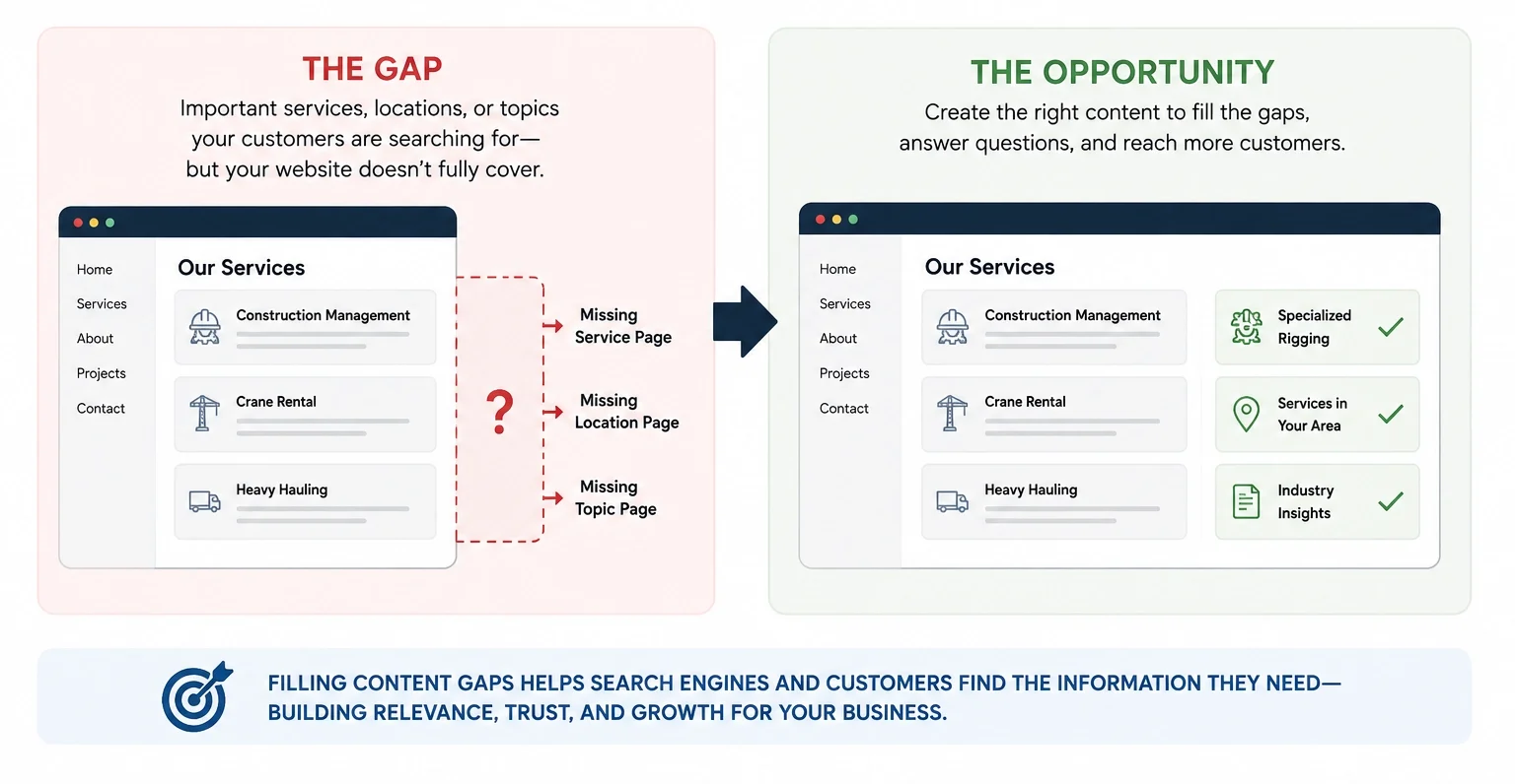 RDC Design Group – Creating SEO and AEO Content Where Gaps Exist to Increase Business Growth Online RDC Design Group - Creating SEO and AEO Content Where Gaps Exist to Increase Business Growth Online